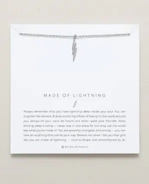 Made of Lightning Necklace Silver