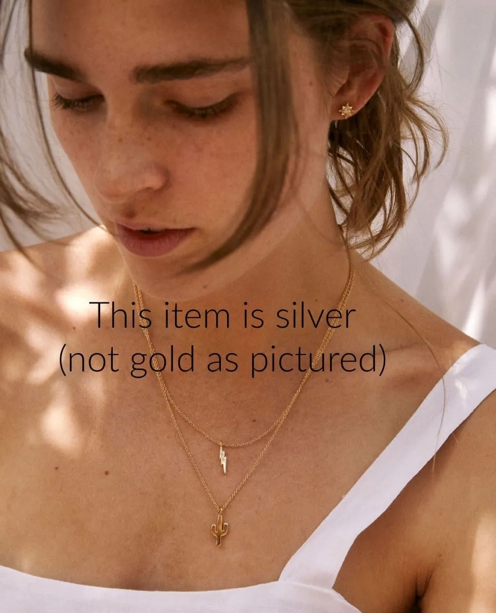 Made of Lightning Necklace Silver