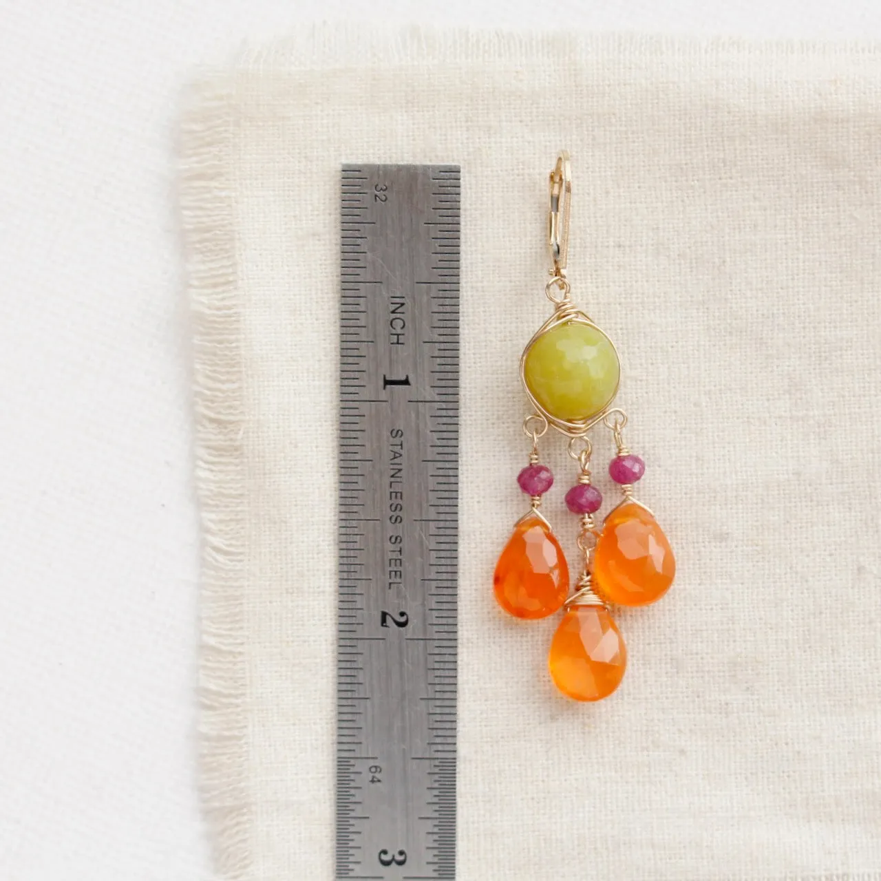 Marrakesh Gold Chandelier Earrings