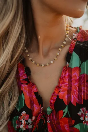 Mellow Yellow Necklace | Yellow Opal