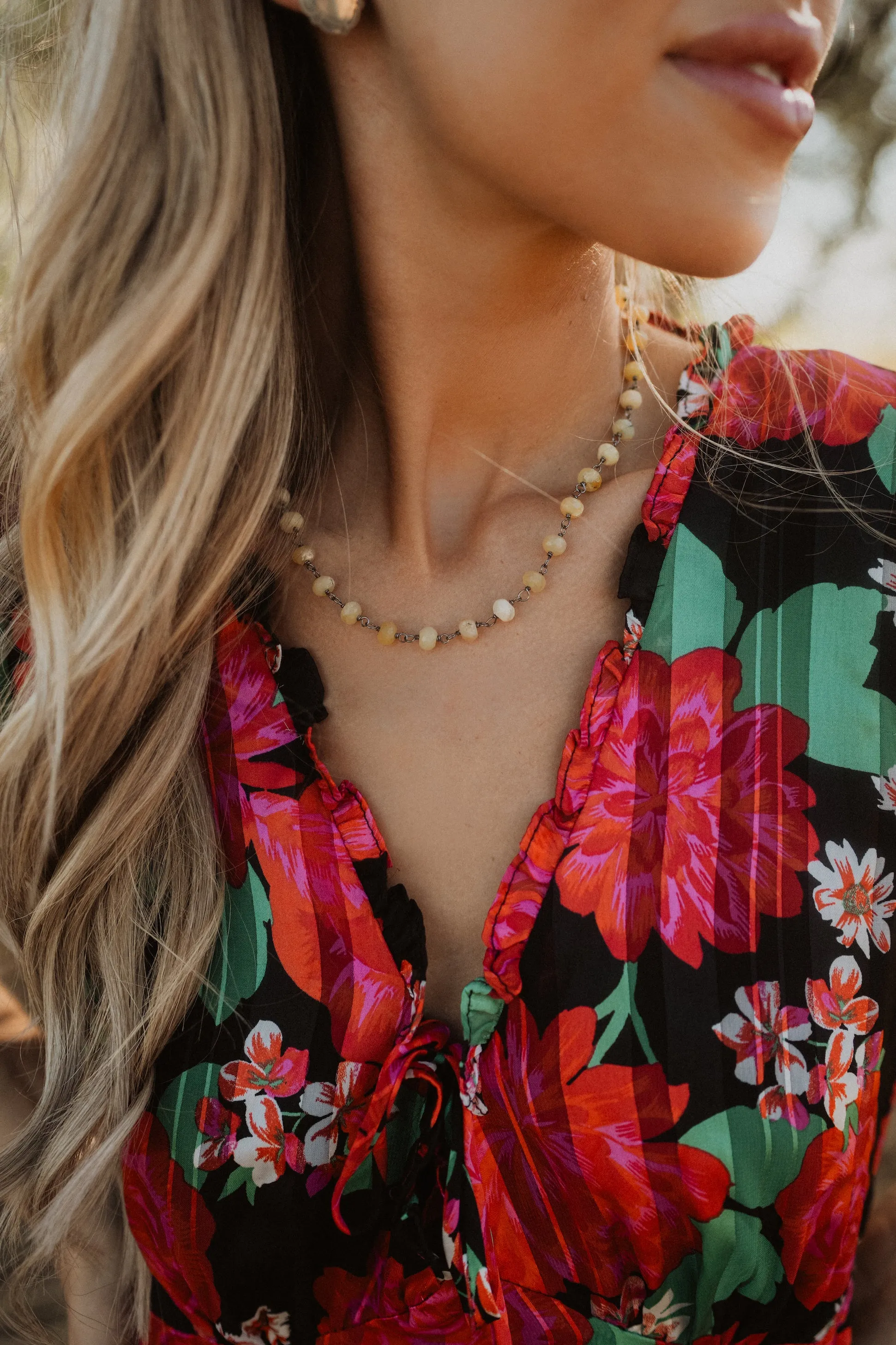 Mellow Yellow Necklace | Yellow Opal
