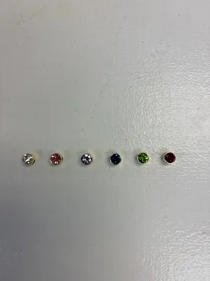 Michelle McDowell Luxe Charm Bar Colored Stone Charms
