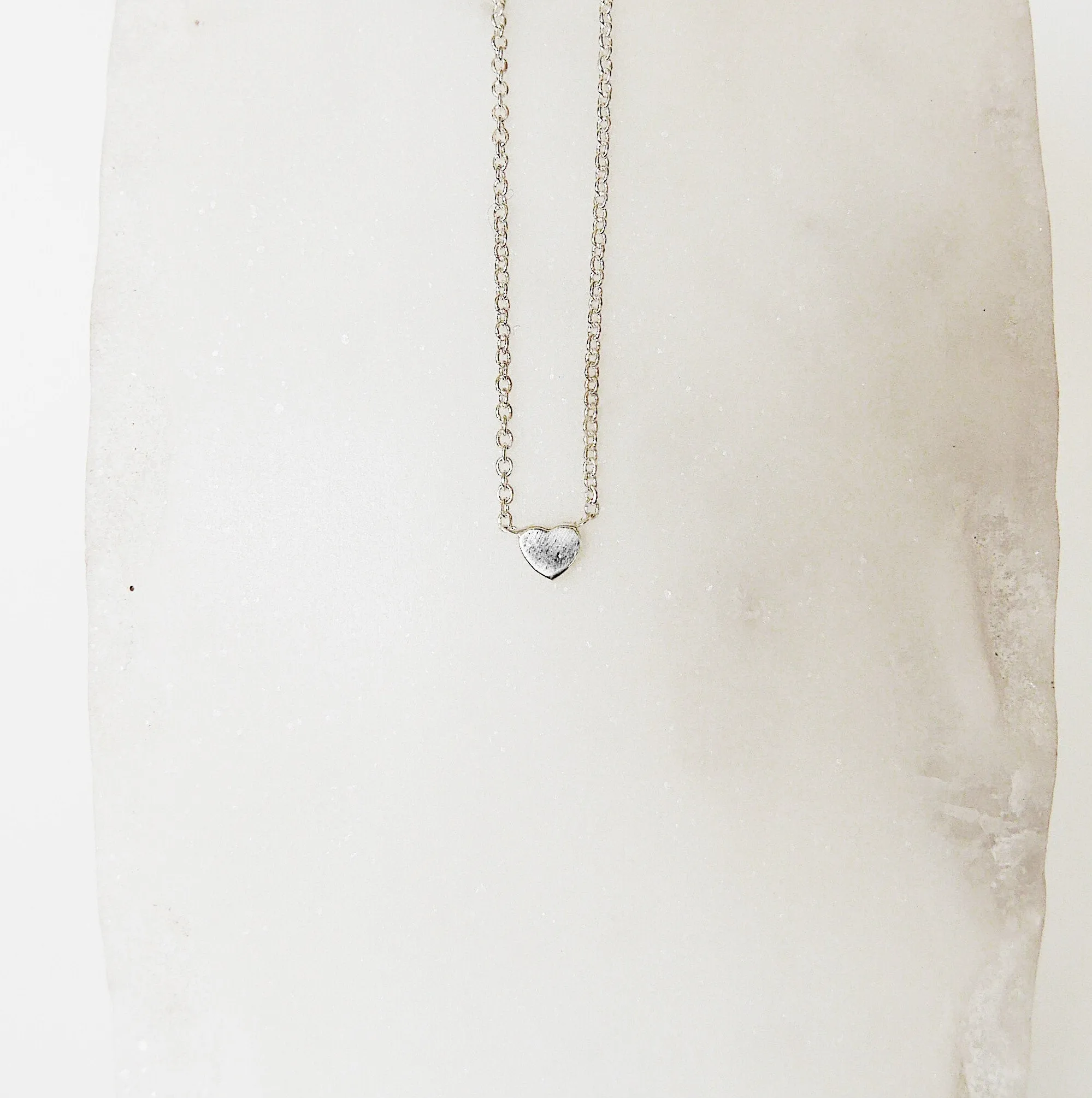 Micro Mini Heart Necklace