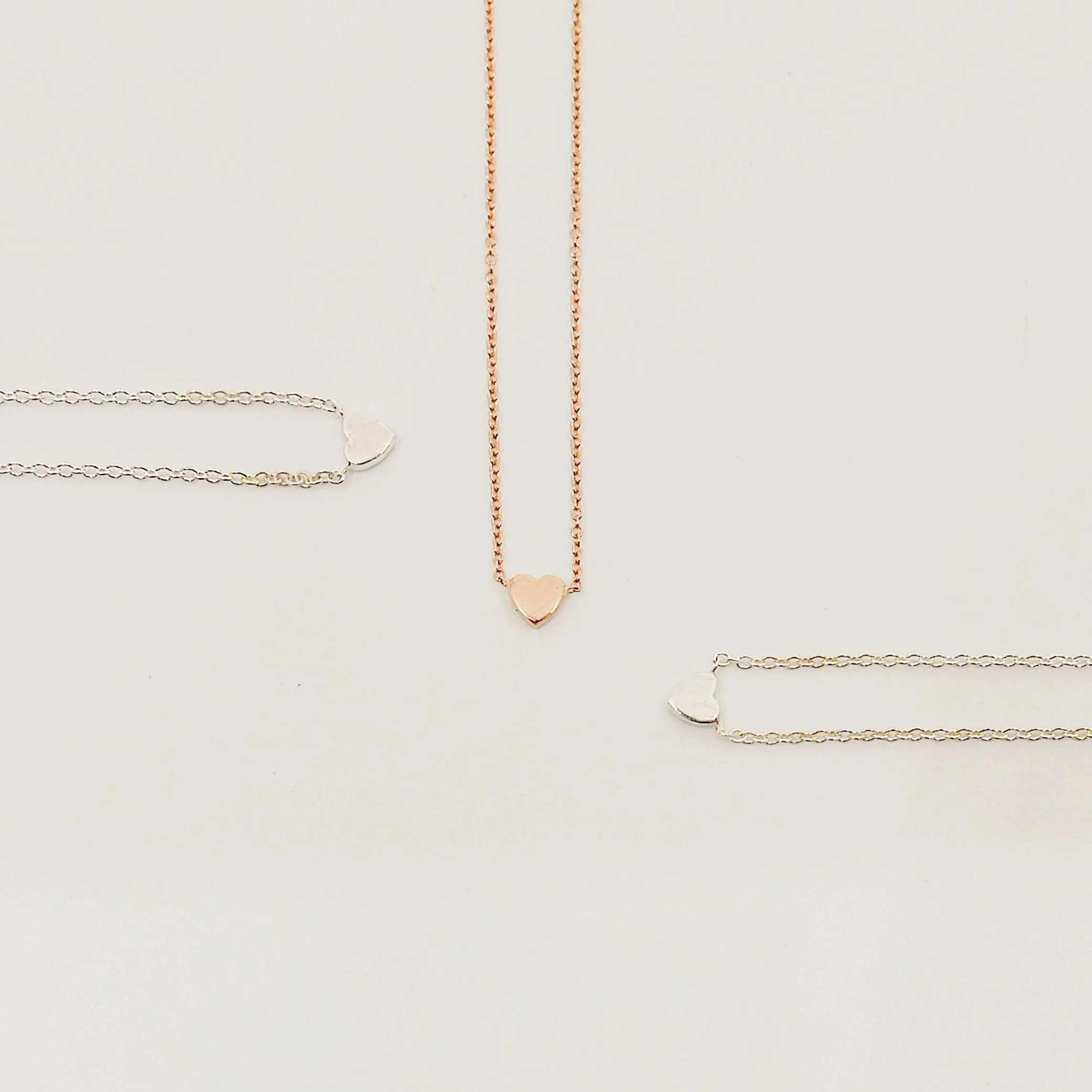 Micro Mini Heart Necklace