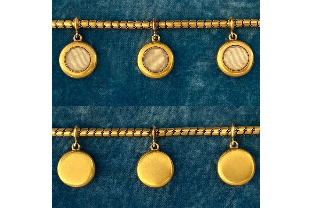 Mid-Victorian Three Locket Rope Bracelet