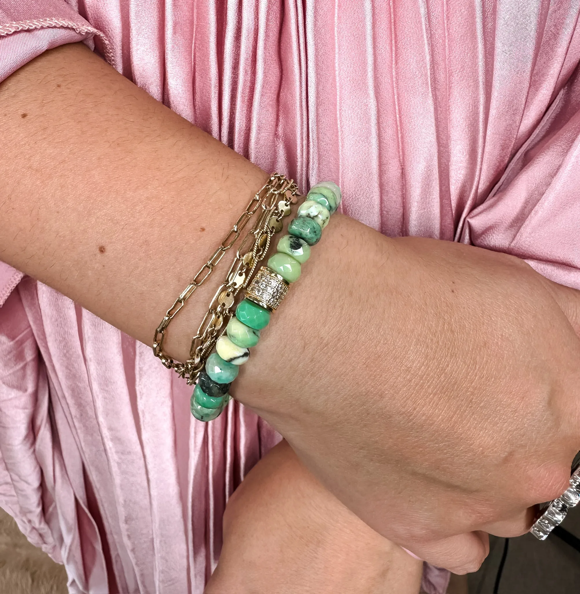 Midori Bracelet - Green Hues