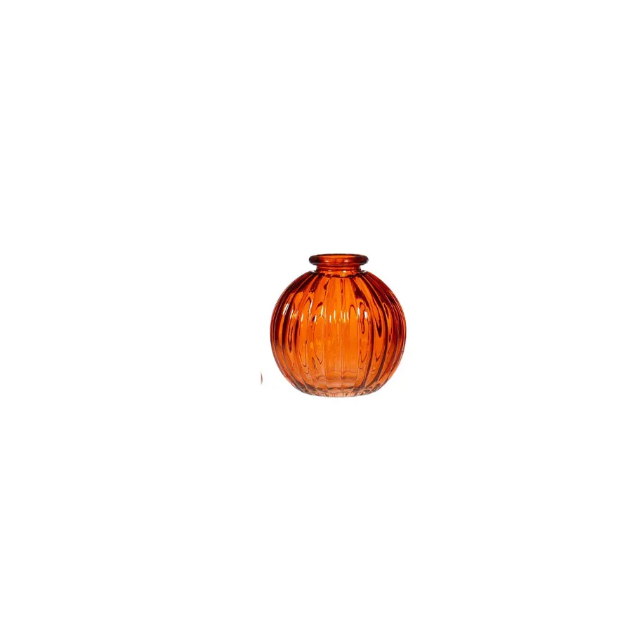 Mini Amber Glass Bud Vase