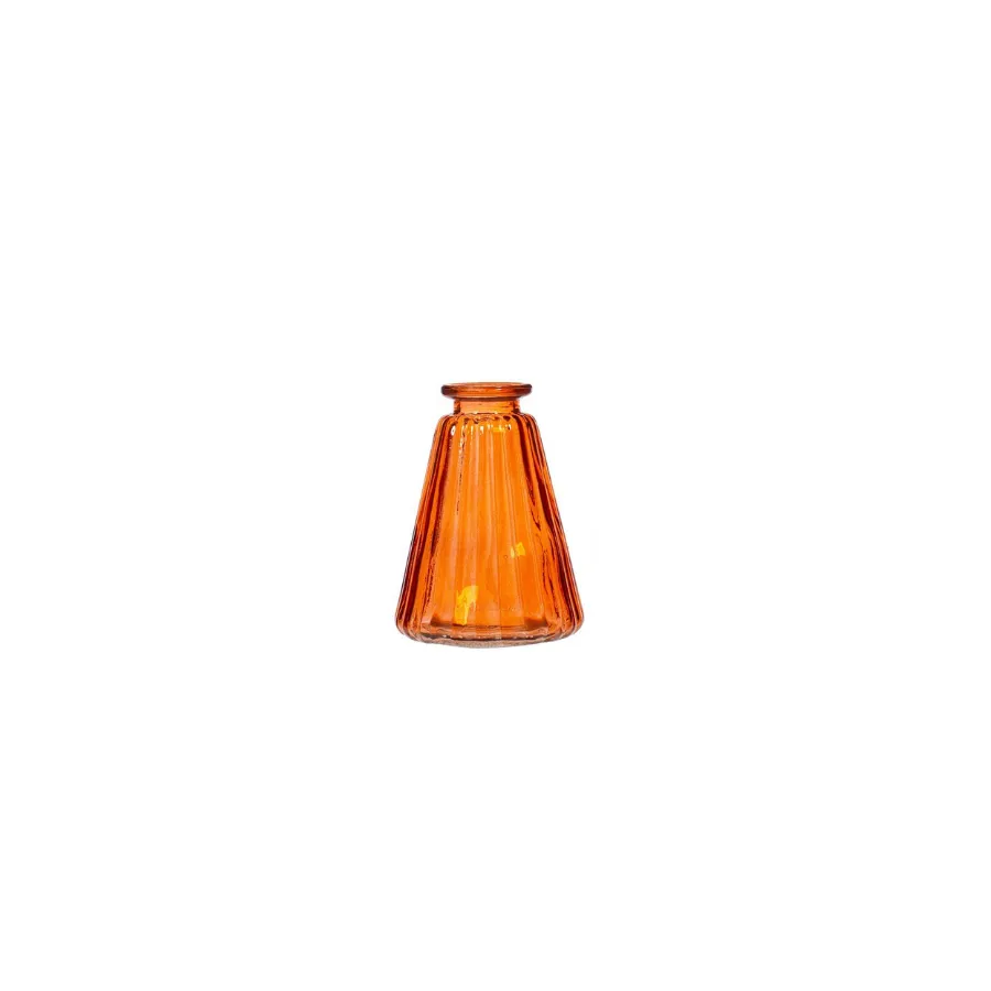 Mini Amber Glass Bud Vase