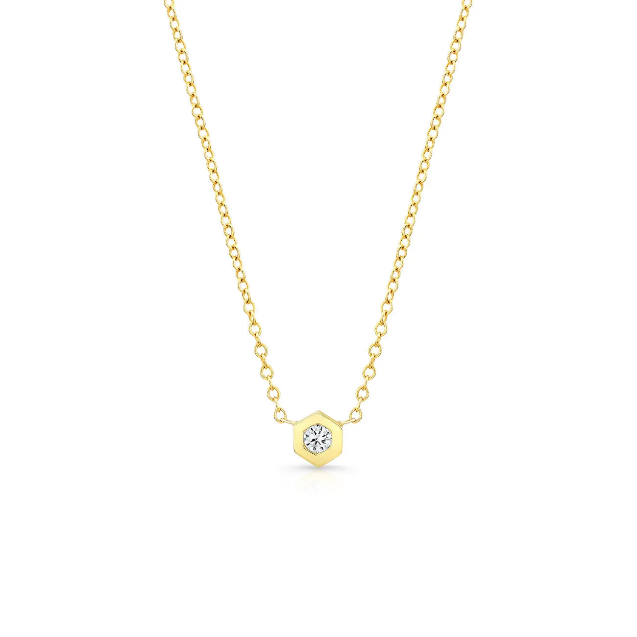 MINI BOLT SOLITAIRE NECKLACE