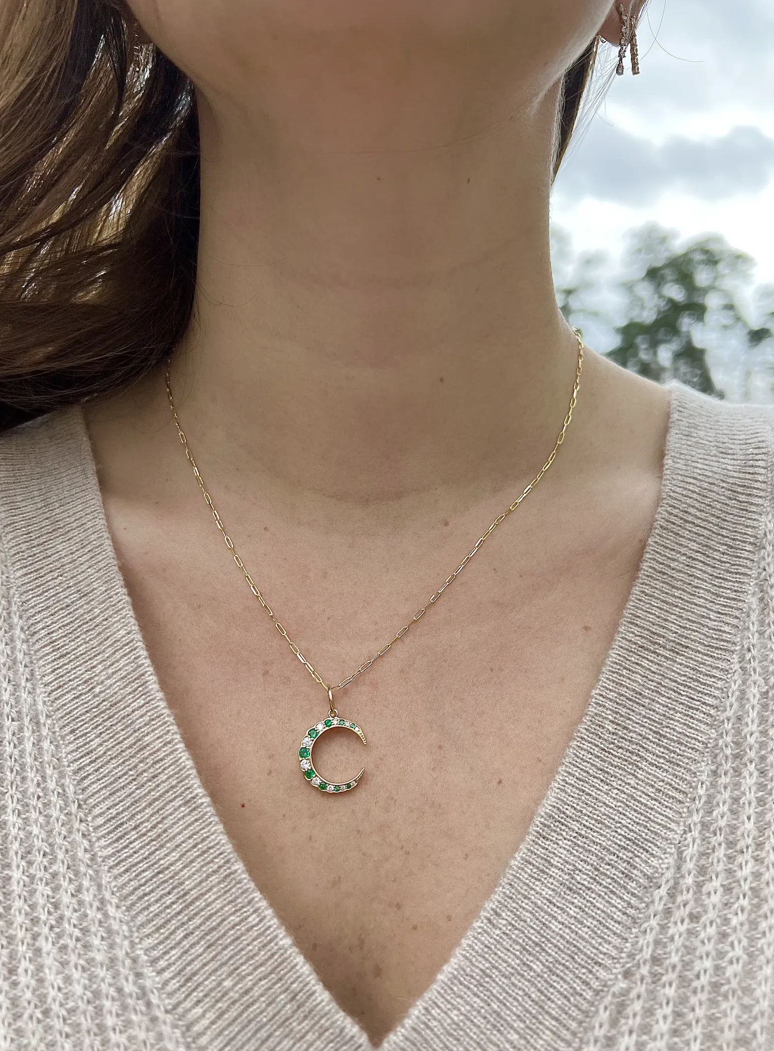 Mini Paperclip Chain Necklace