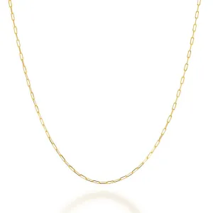 Mini Paperclip Chain Necklace