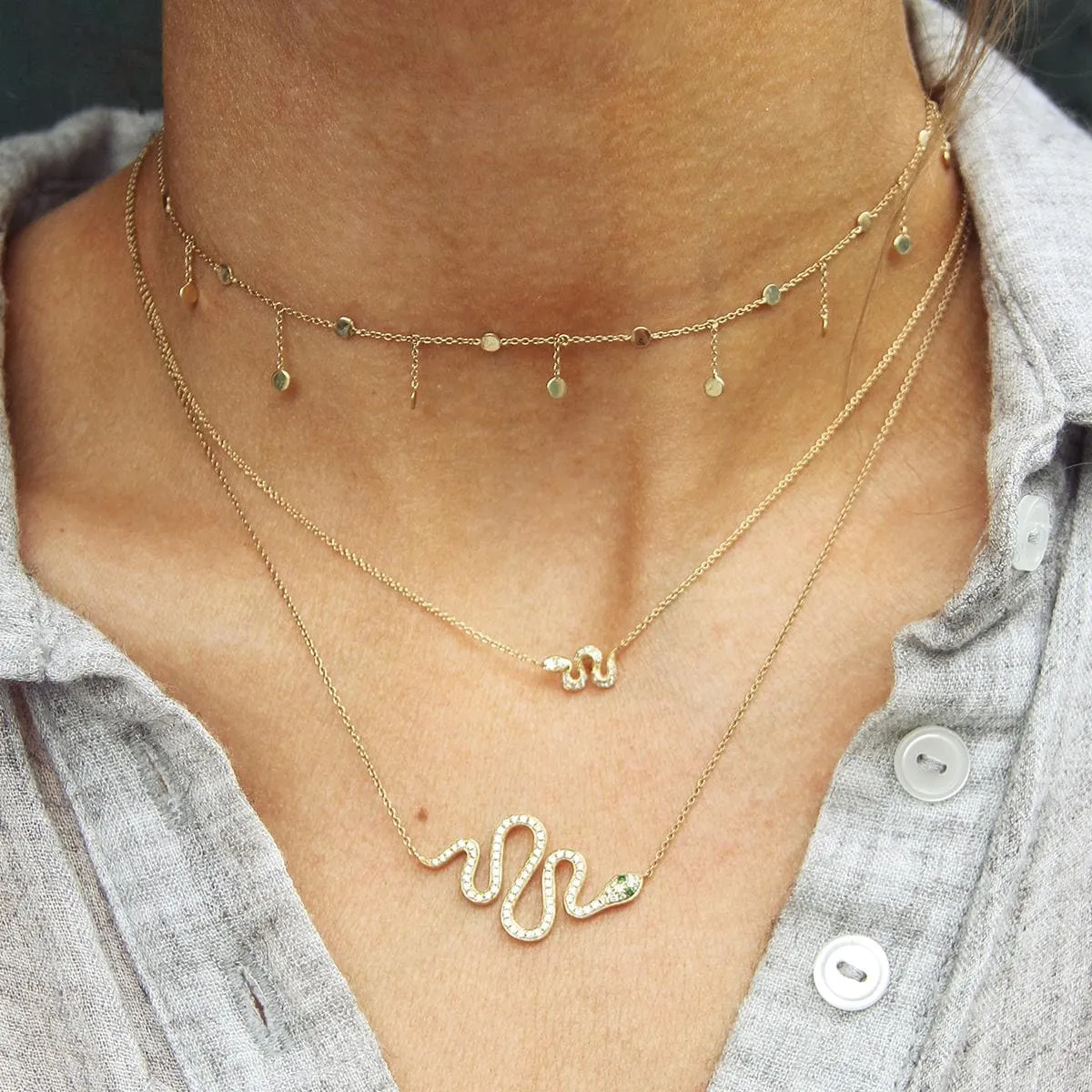 Mini Snake Necklace