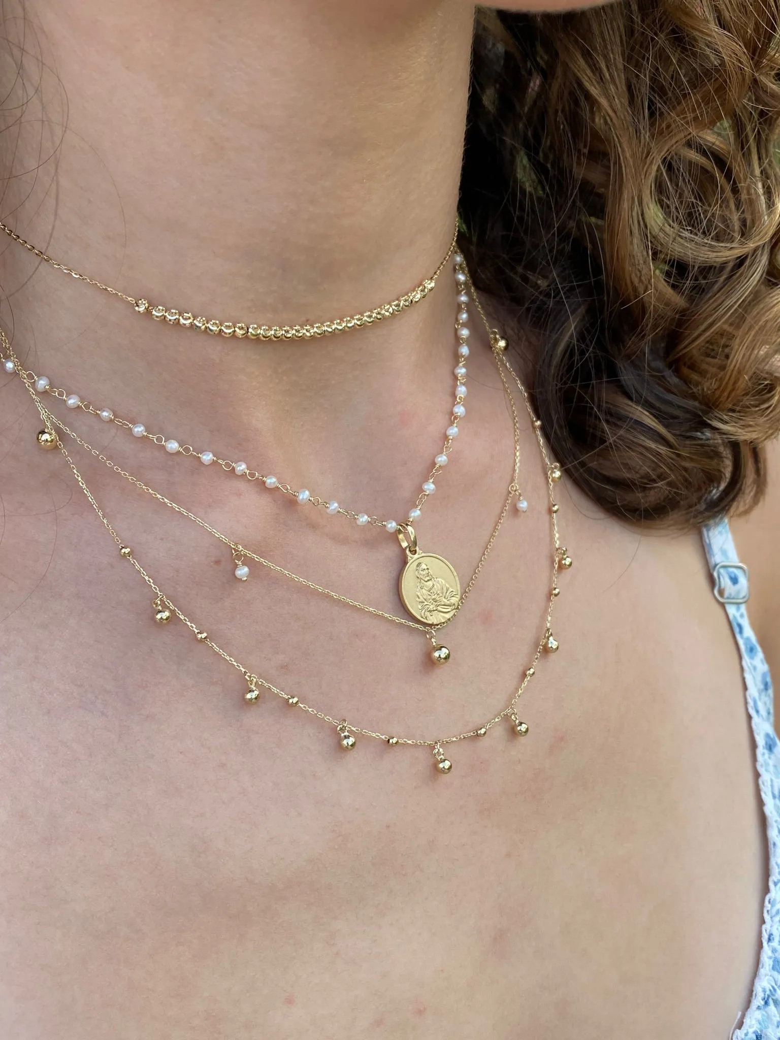 Miniature Genuine Fresh Water Pearl Choker