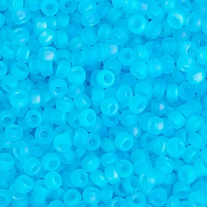 Miyuki Seed Bead 11/0 Aqua Transparent AB Matte