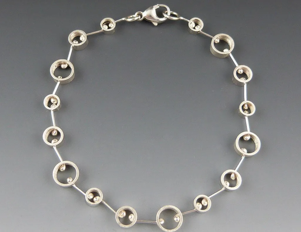 Modern Round Earrings