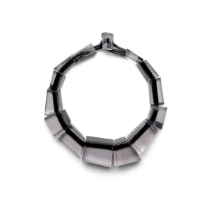 Monies Poppy Smokey Grey Necklace