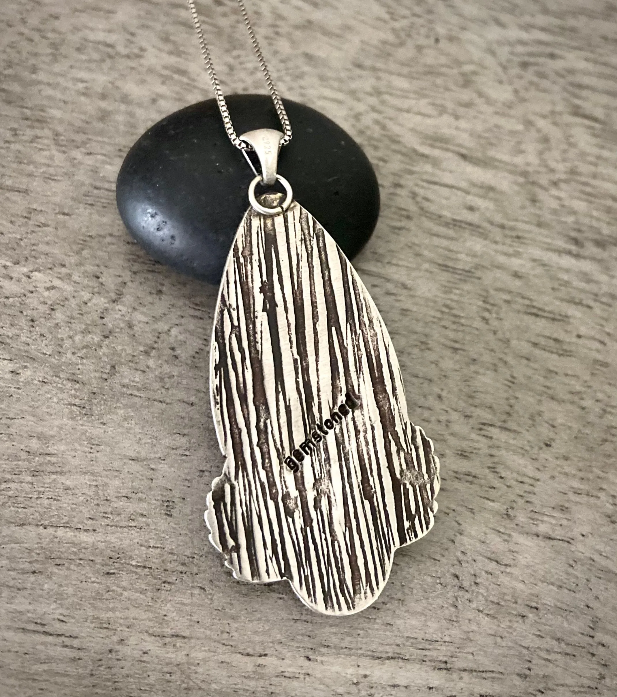 Montana Agate & Tiger Eye Pendant - DISCOUNTED