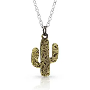 Montana Desert Darling Cactus Necklace