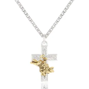 Montana Silversmith Bullrider Cross Necklace