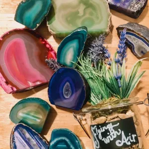 Multi Colors Agate Geodes - Small