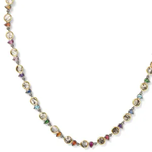 multi-sapphire and quartz rivière