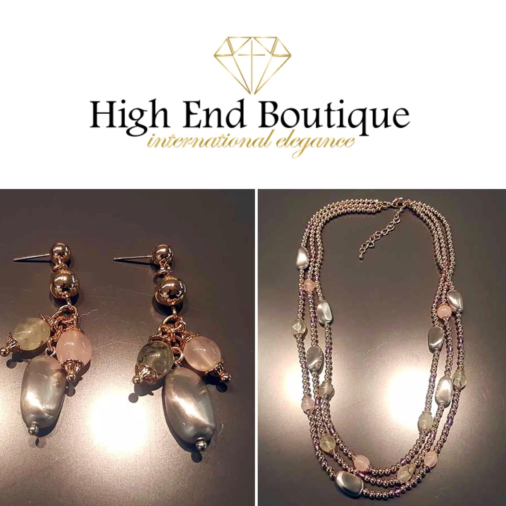 Mystique Necklace in Gold Color Plating