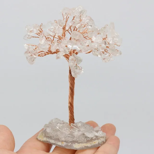 Natural Stone Tree Copper | Stones Tree Copper Wire | Tree Life Natural Stone - Natural
