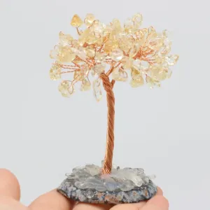 Natural Stone Tree Copper | Stones Tree Copper Wire | Tree Life Natural Stone - Natural