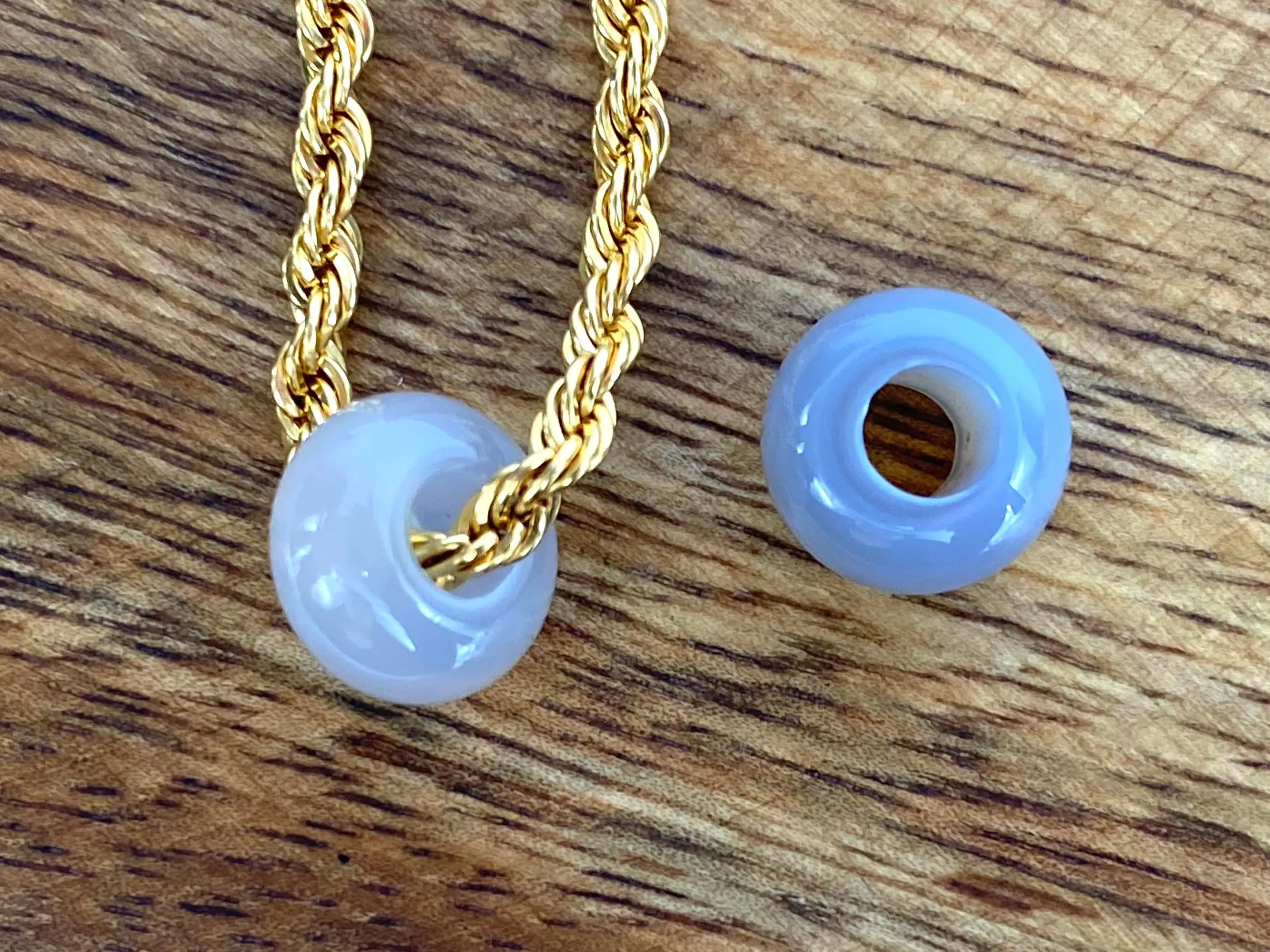 Natural Stone White Agate, Sku#BG73