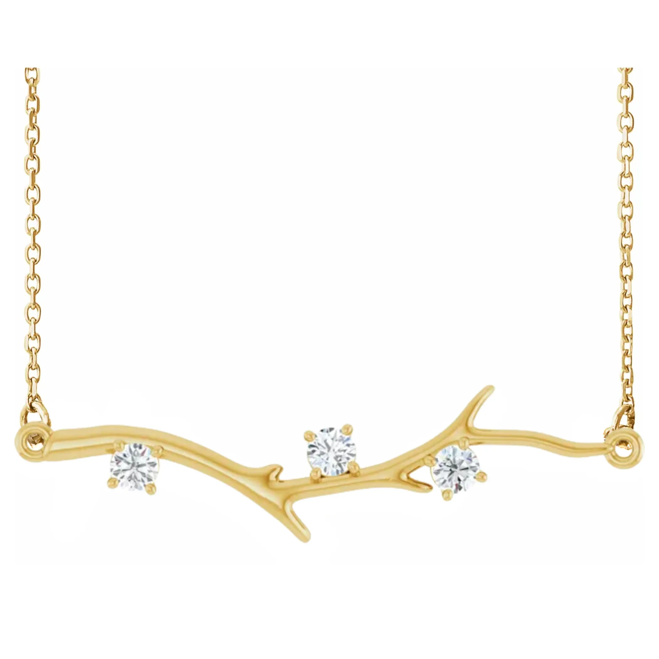 Nature Inspired Branch Necklace