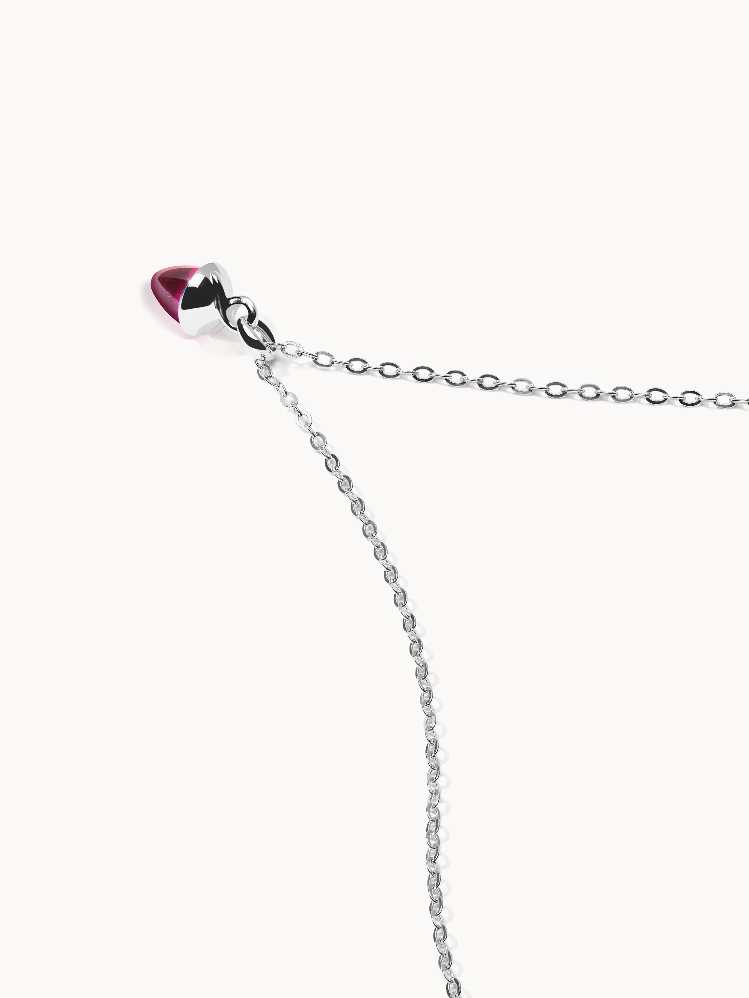 Necklace 'myMIKADO' with Tourmaline rose Rose Tourmaline