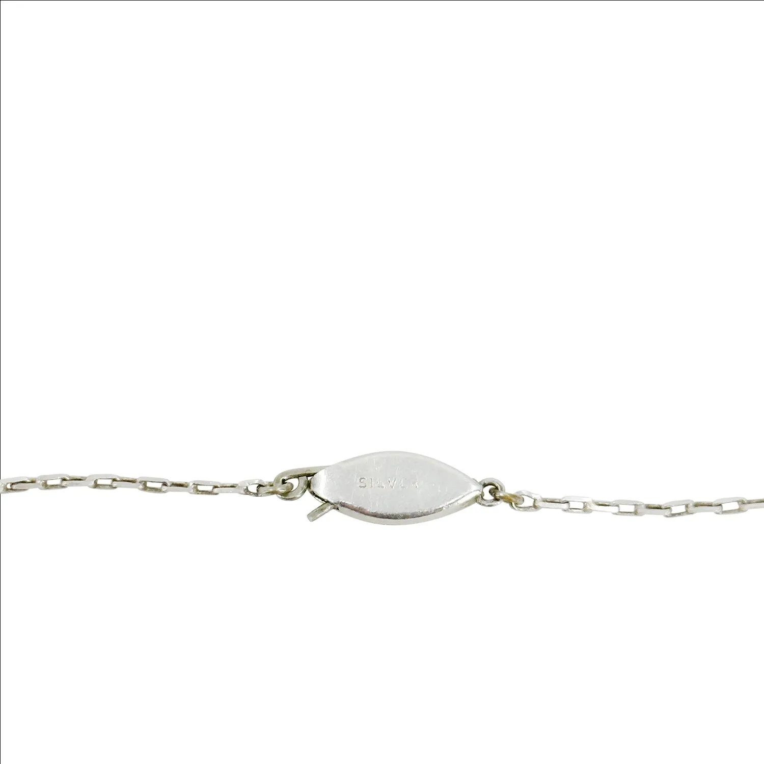 Nephrite Jade Art Deco Engraved Japanese Cultured Akoya Pearl Modernist Pendant Necklace Bracelet Set- Sterling Silver 16 Inch