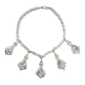 One-Of-A-Kind Nouveau Quintet Necklace