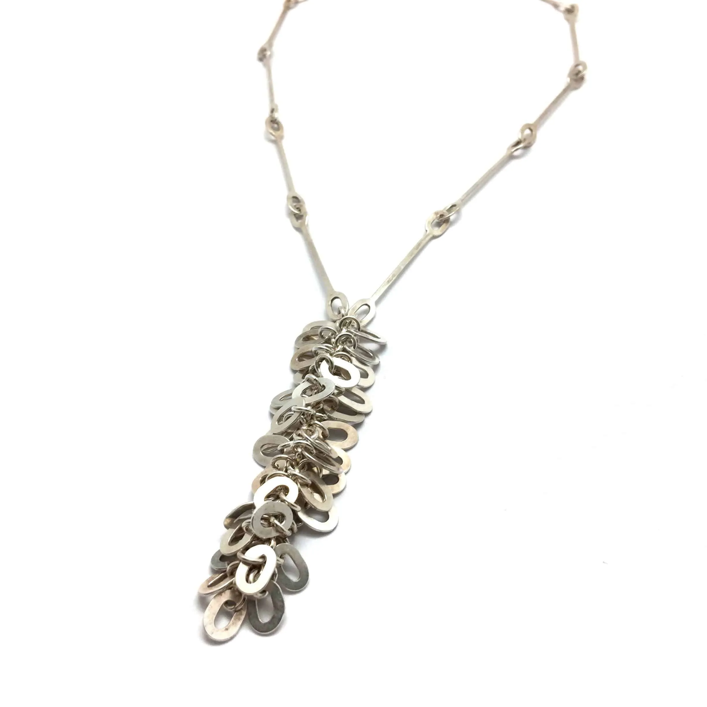 Oval Link Lariat Necklace
