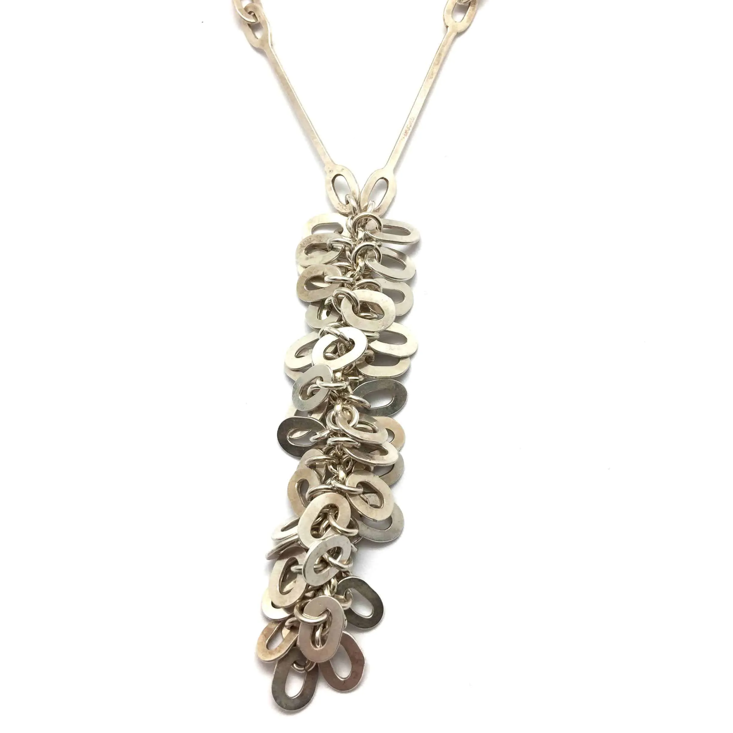 Oval Link Lariat Necklace