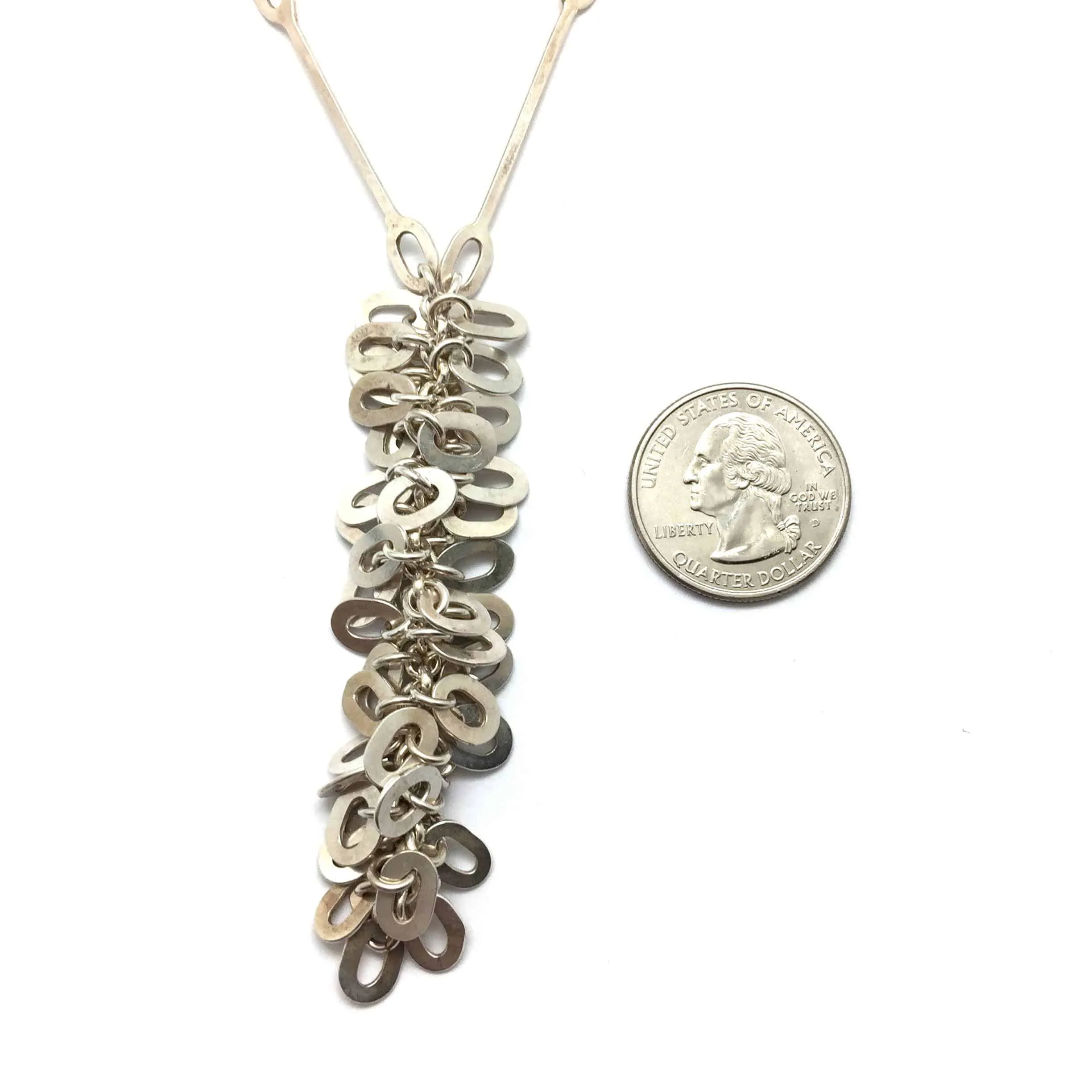 Oval Link Lariat Necklace