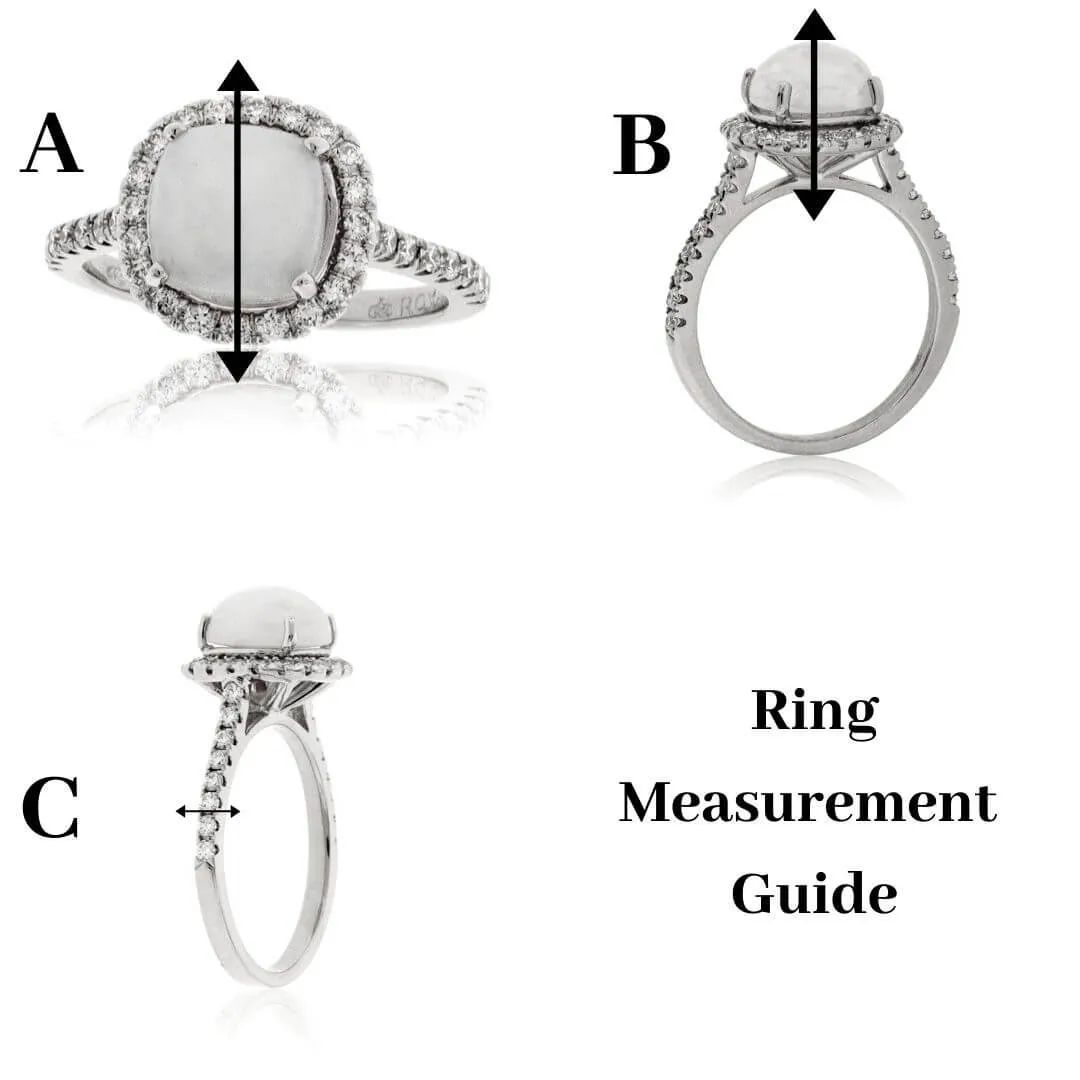 Oval Yellow Brownish Diamond & Diamond Halo Ring