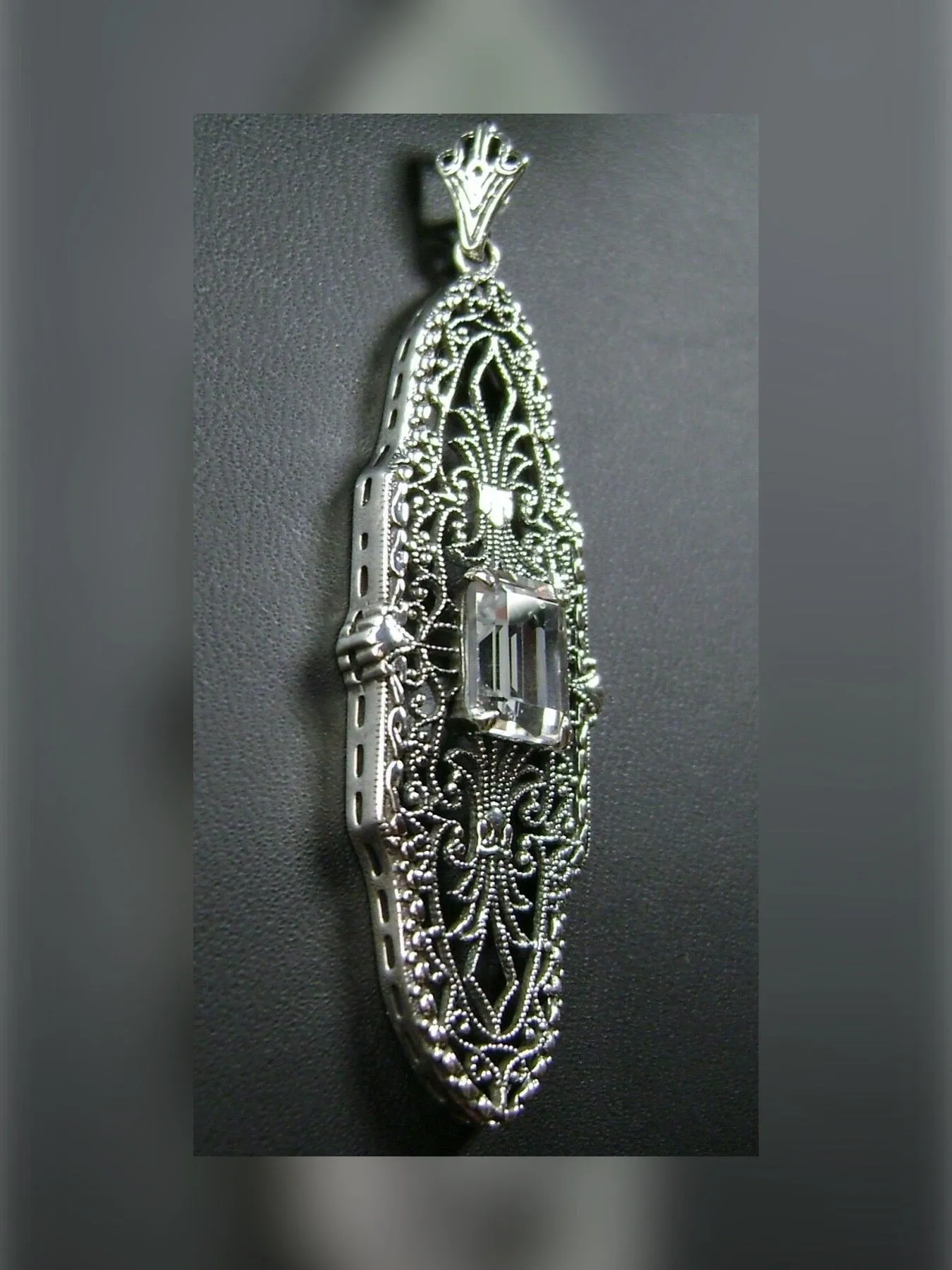 P3, Pineapple Pendant, Natural Gemstones, Antique Vintage Jewelry, #P3
