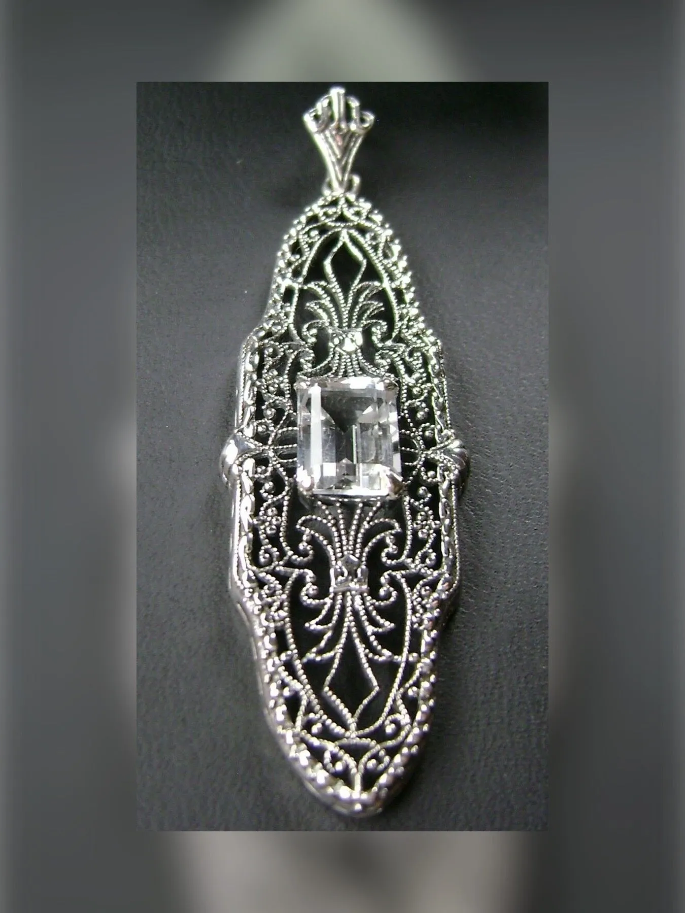 P3, Pineapple Pendant, Natural Gemstones, Antique Vintage Jewelry, #P3