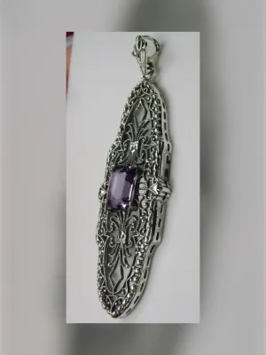 P3, Pineapple Pendant, Natural Gemstones, Antique Vintage Jewelry, #P3