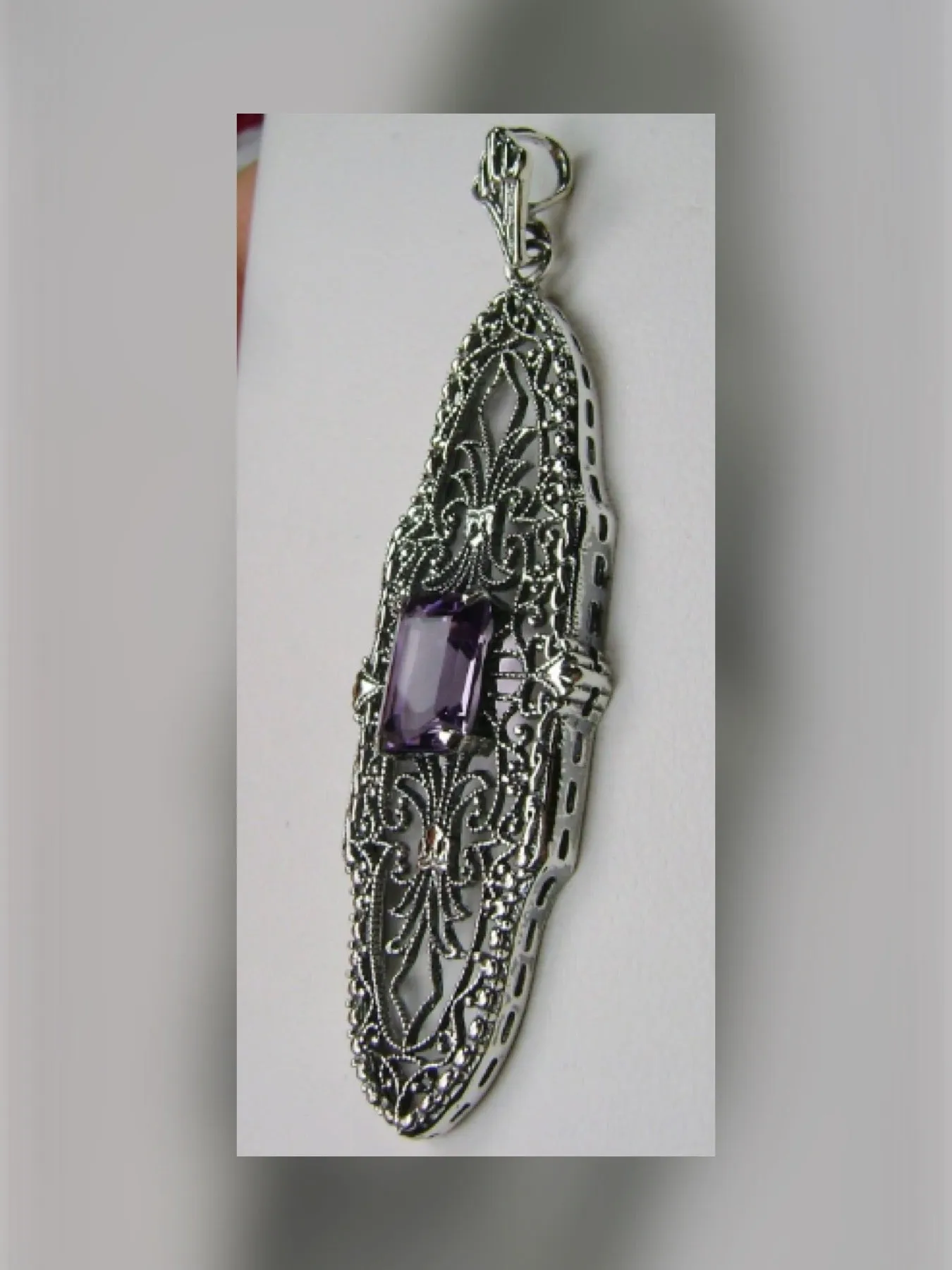 P3, Pineapple Pendant, Natural Gemstones, Antique Vintage Jewelry, #P3