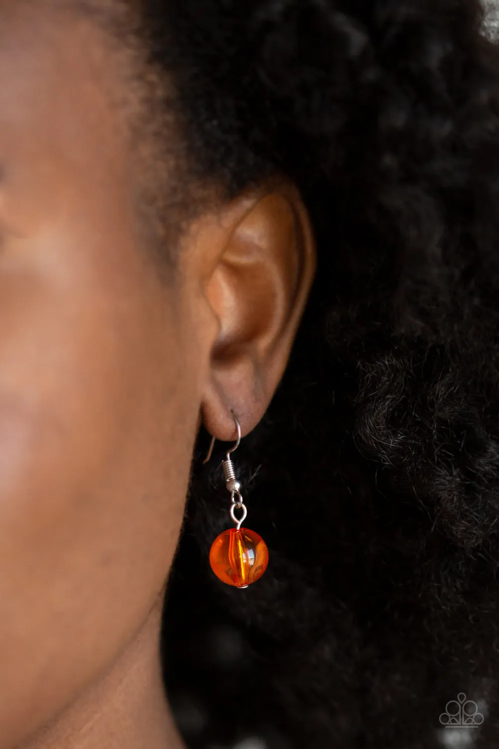 Paparazzi Beach Glam - Orange Necklace