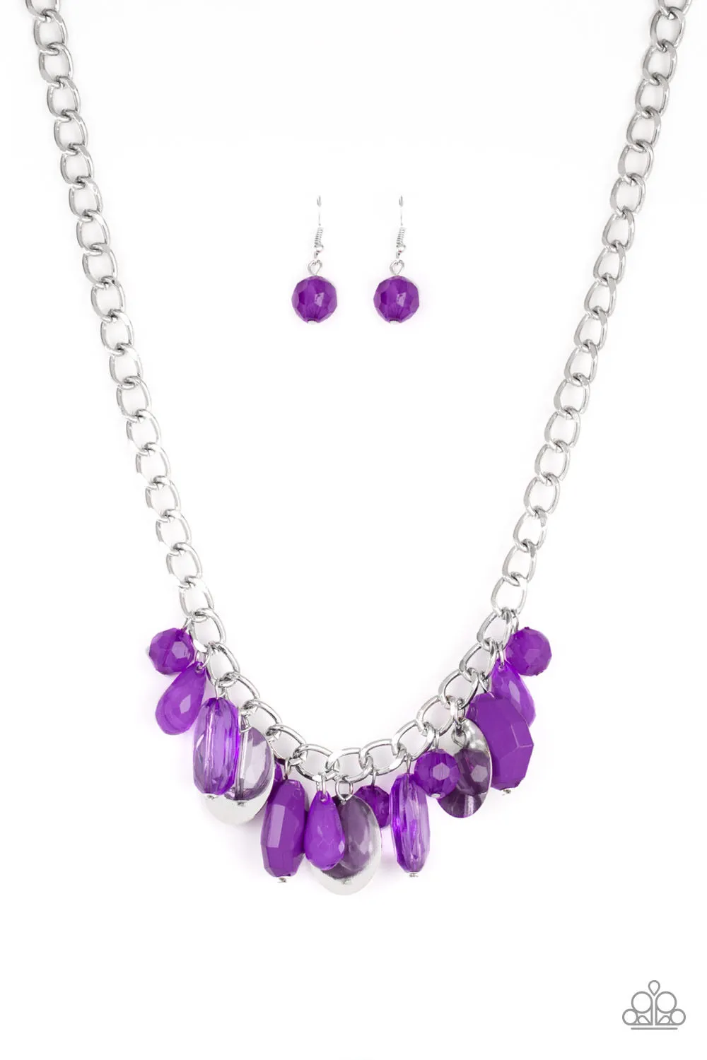 Paparazzi Treasure Shore Necklace Purple