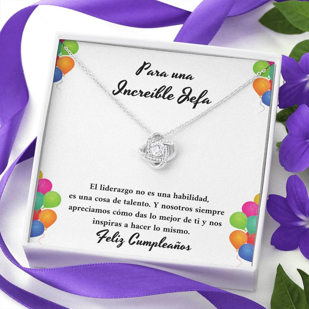 Para una increíble Jefa Feliz Cumpleaños