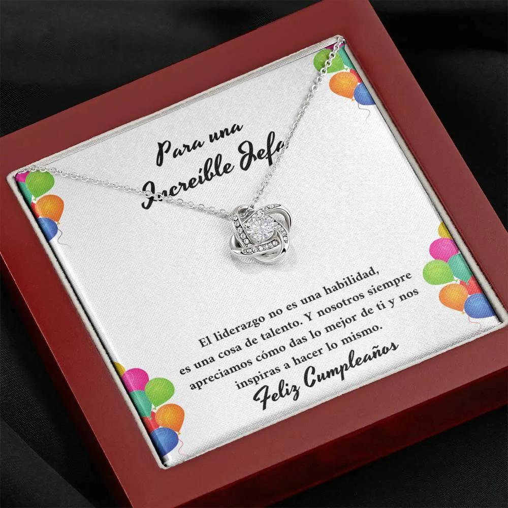 Para una increíble Jefa Feliz Cumpleaños