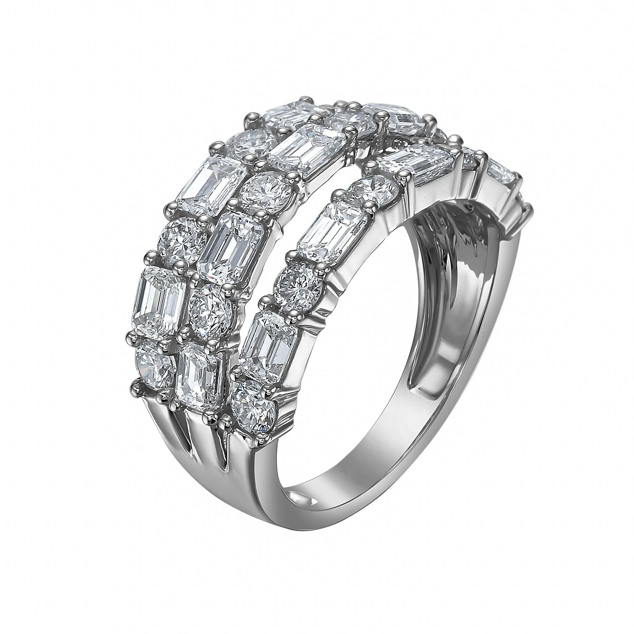 Paradis Diamond Three Row Band