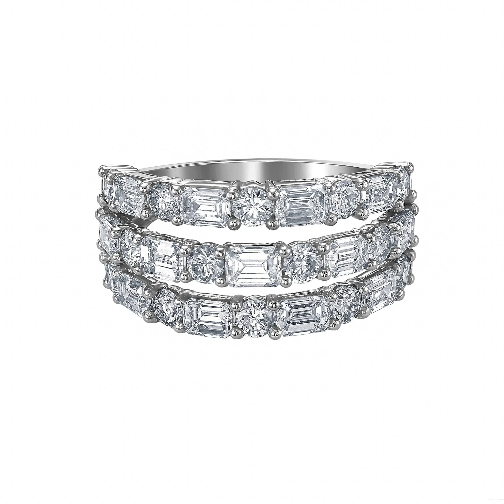 Paradis Diamond Three Row Band