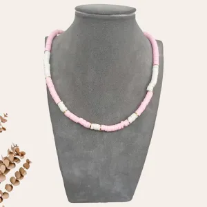 Pastel Colored Surfer Beads Necklace