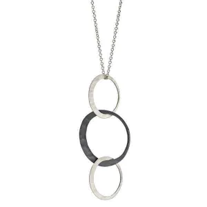 Petite Eclipse Two Tone 3-Drop Pendant