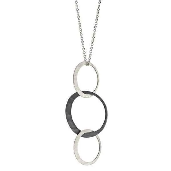 Petite Eclipse Two Tone 3-Drop Pendant